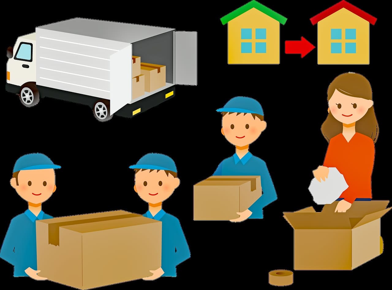 moving, boxes, mover